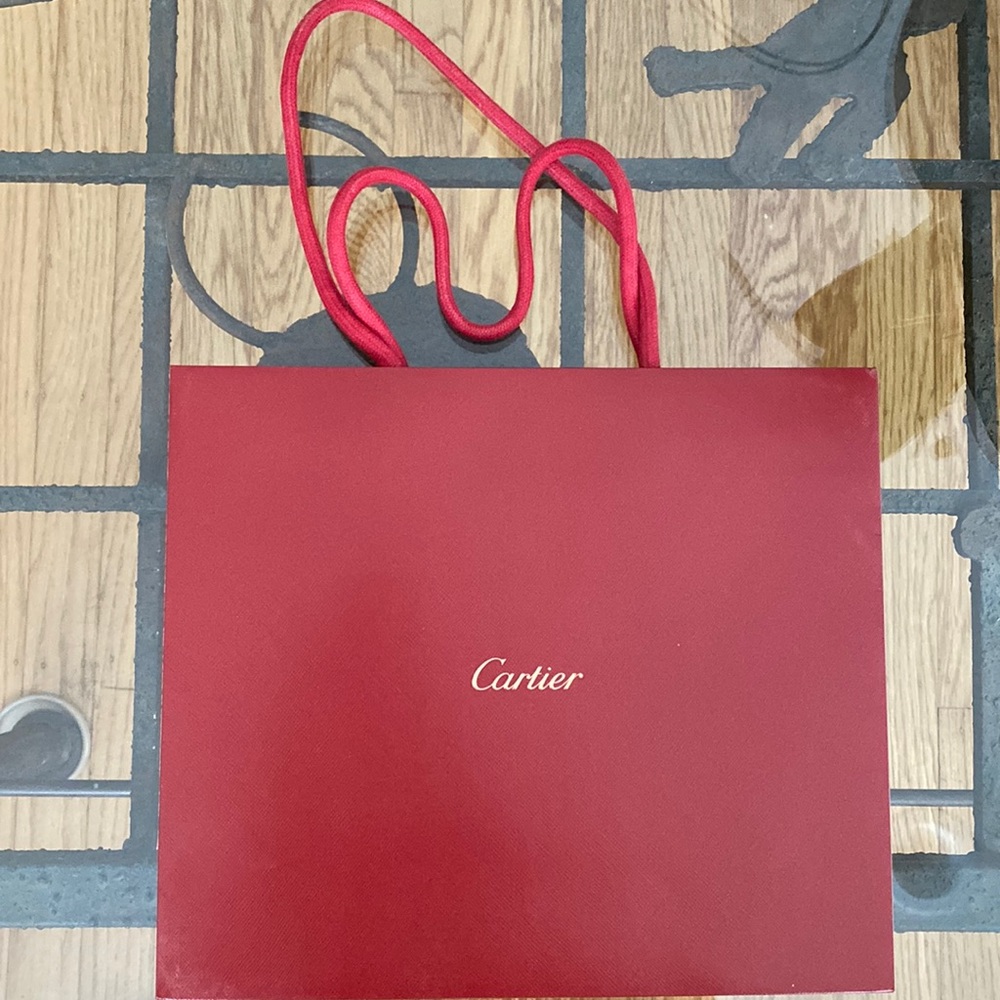 Cartier packaging bag